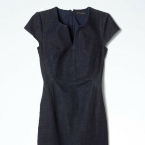 Banana Republic denim fitted dress - size 10